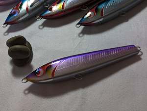 Topwater Game: Bozles Ushiwakamaru 180 PACIFIC SAURY Topwater Stickbait