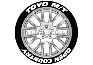 Products: TOYO M/T OPEN COUNTRY - TireStickers New Zealand