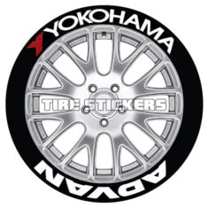 Yokohama / Advan Tire Stickers - TireStickers New Zealand