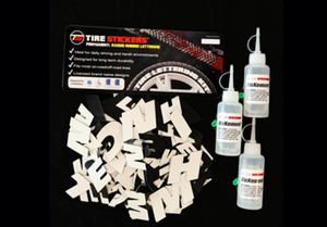 Products: DIY INDIVIDUAL PERMANENT RAISED RUBBER LETTERING - TireStickers New Zealand