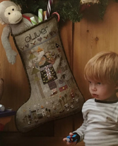 Stitching: Oliver's Stocking- Shepherds Bush