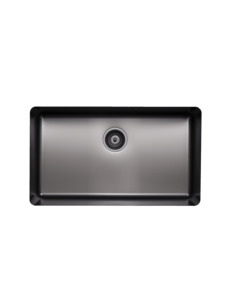Gunmetal: Essentials 750mm Single Bowl Sink