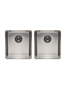 Essentials 840mm Double Bowl Sink