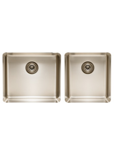 Pearl Gold: Essentials 955mm Double Bowl Sink