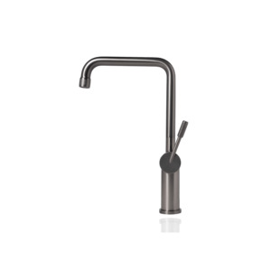 Titan Essentials Square Kitchen Mixer Tap - Gunmetal