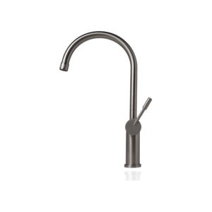 Titan Essentials Gooseneck Kitchen Mixer Tap - Gunmetal
