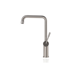 Titan Essentials Square Kitchen Mixer Tap - Stainless Steel