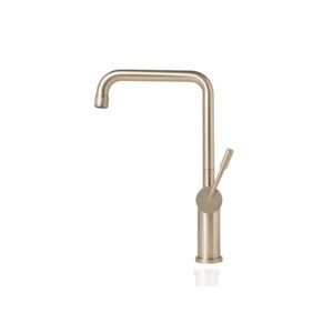 Pearl Gold: Titan Essentials Square Kitchen Mixer Tap - Pearl Gold