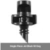Products: Single Piece Jets Microjet Spray 180° Black - The Irrigation Warehouse