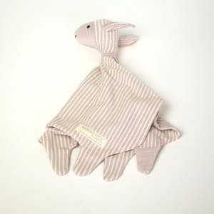 Merino Kids Snuggle Toy Stripped Misty Rose