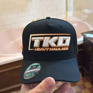TKO Heavy Haulage Trucker Cap – Black & Orange