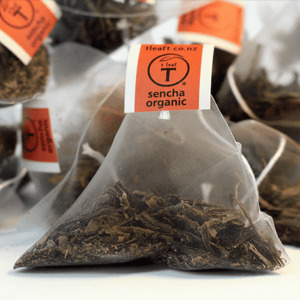 Sencha organic Pyramid Teabags t leaf T NZ
