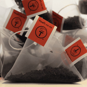 Products: Earl grey organic Pyramid Teabags t leaf T NZ
