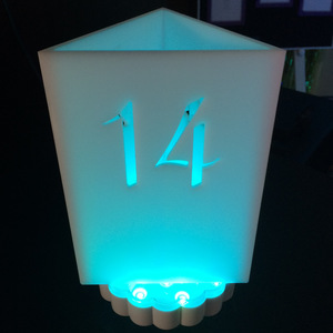 Products: Table Numbers TLL Events