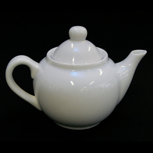 Porcelain Tea Pot - White TLL Events
