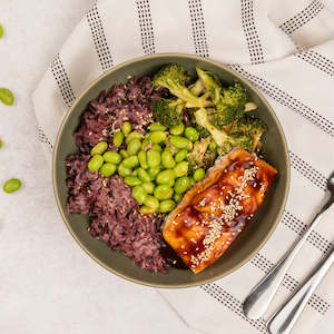 All: Teriyaki Salmon & Rice Bowl