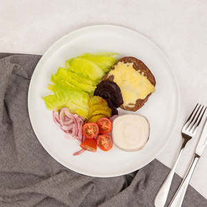 All: Bunless Beef Burger