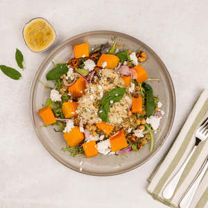 All: Pesto Chicken, Pumpkin, Feta & Quinoa Salad