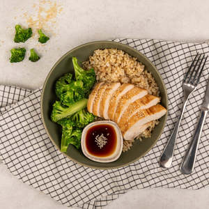 All: Honey Soy Chicken with Broccoli & Brown Rice
