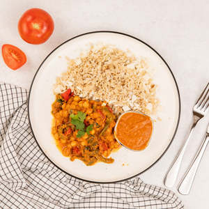 All: Indian Style Chickpeas with Cauli & Rice Medley (V)