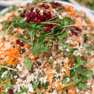 All: Cauliflower based Couscous Salad (GF/V)