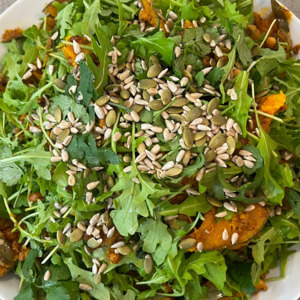Roasted Pumpkin & Chickpea Salad (GF/V)