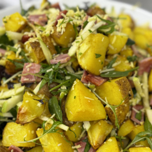 Turmeric Potato & Bacon Salad (GF)