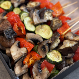 Roast Vegetable Skewers (GF)