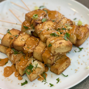 Tofu Satay Skewers (GF/Vegan)