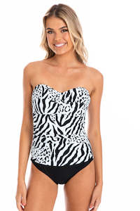 Mastectomy: Mara Bandeau One Piece Swimsuit