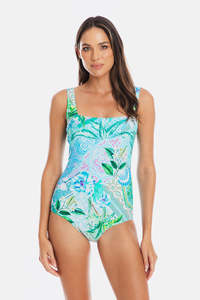 One Piece 1: Lucca Square Neck One Piece Swimsuit