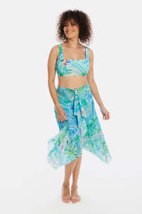 Accessories: Lucca Mesh Frill Skirt