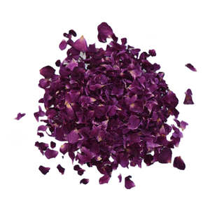 Flowers: Dried Purple Rose Petals - NZ Grown