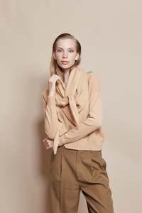 Cashmere Scarves Gloves: Cravat Scarf