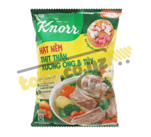 Hạt nêm thịt thăn, xương ống, tủy Knorr gói 900g