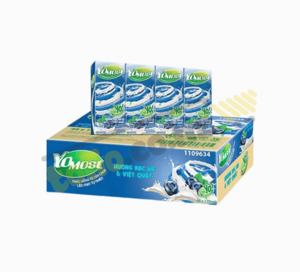 Products: BOX of Yomost Blueberry Flavored Drinking Yogurt 48 x 170ml