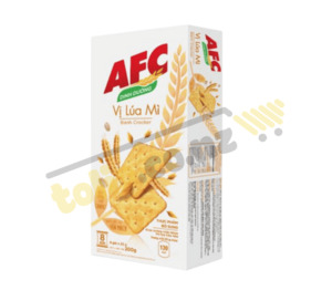 AFC nutritious wheat crackers box 200g (8 packs x 25g)