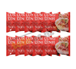 Products: Set of Cung Dinh beef noodle soup 10 x 68g