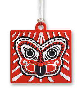 Travel Accessories: Scandi Tiki Luggage Tag