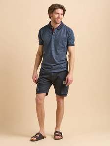 Menswear: Navy Tile Polo