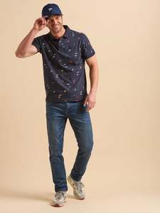 Menswear: Beach Polo - Navy