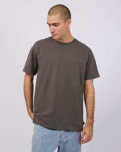 Menswear: Silent Theory Classic Tee - Coal
