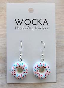 Accessories: Vanilla Donut Earrings