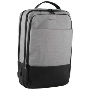 Pierre Cardin: PIERRE CARDIN BUSINESS & TRAVEL BACKPACK WITH USB PORT - GREY