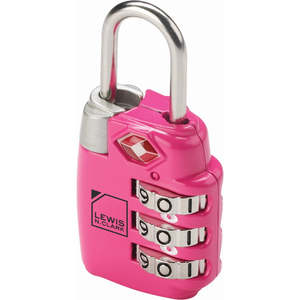Lewis N Clark: TSA COMBINATION LOCK - PINK