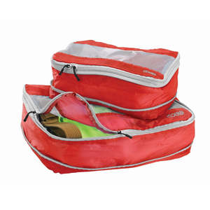 Lewis N Clark: EXPANDING PACKING CUBES RED - 2-PACK