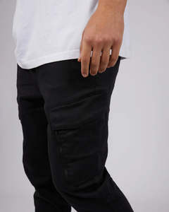 Inset Cargo Pant - Black