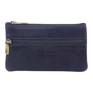 New: PIERRE CARDIN MIDNIGHT LEATHER COIN PURSE