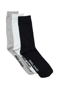 Blend Menswear: Blend Socks - 3 Pack Mix