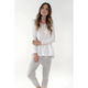 ESTHER L/S TEE - WHITE - clearance